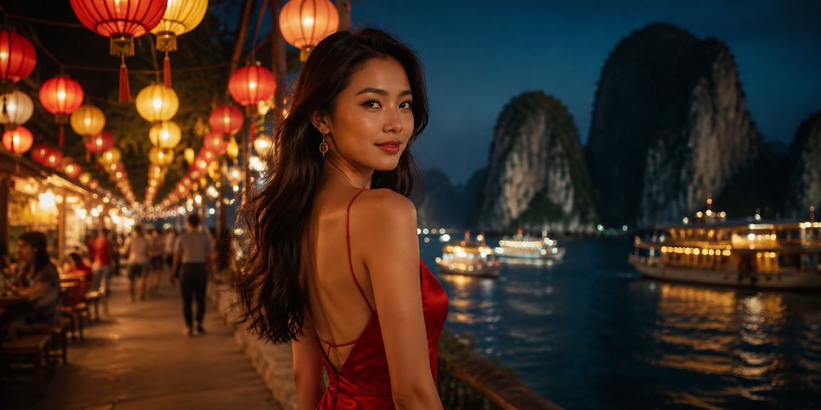 Người dùng theo dõi cá cược thể thao tại chợ đêm Hạ Long qua app di động