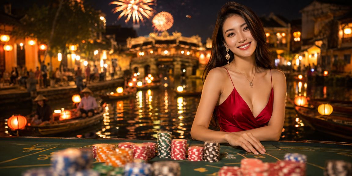 Người chơi thưởng thức giải trí cá cược tại chợ đêm Hội An theo cách có trách nhiệm