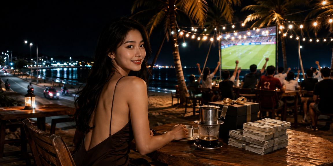 Người dùng Phan Thiết nạp tiền và tham gia cá cược casino tại quán cà phê